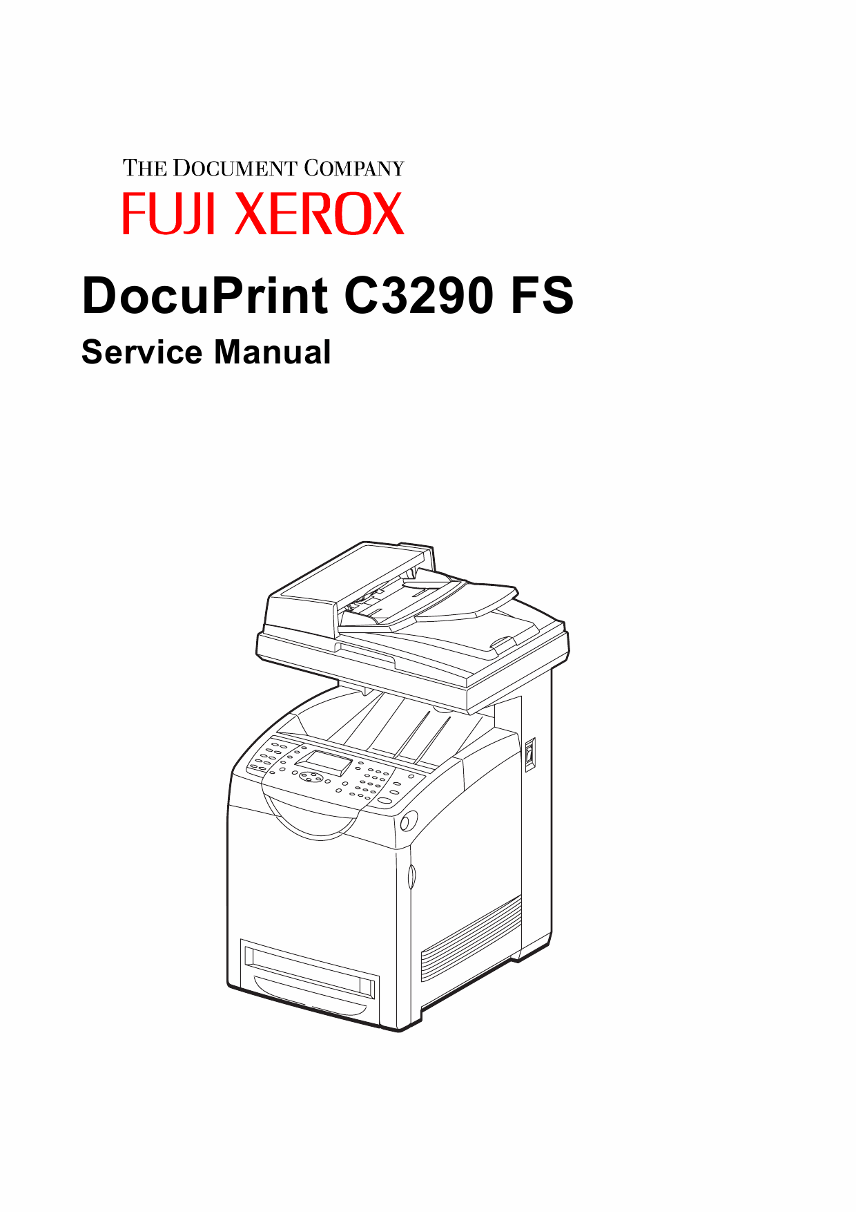 Xerox DocuPrint C3290 FS Fuji Color-MultiFunction-Printer Parts List and Service Manual-1